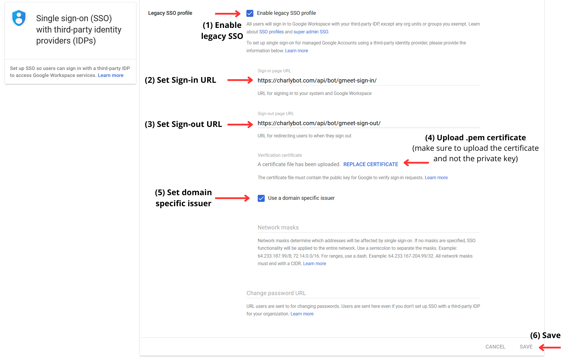 Google SSO Setup Instructions